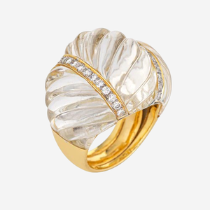 Bague cristal de roche