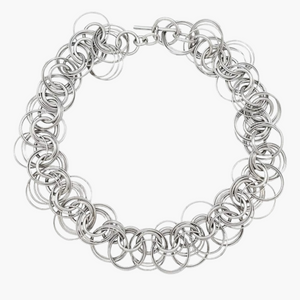 Collier Hermès or blanc