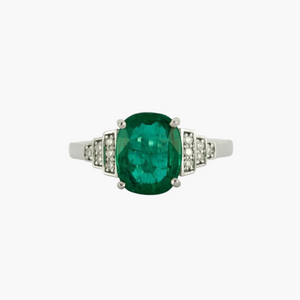 Bague émeraude Art Déco