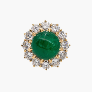 Bague Marguerite émeraude