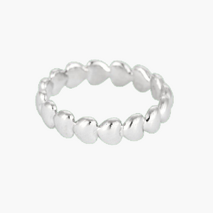 Bague Poiray Coeurs Perlés