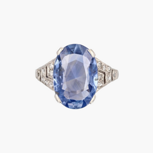 Bague saphir Art Déco