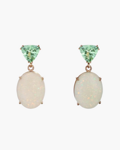 Boucles d'oreilles opale