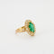 Bague Bague marquise émeraude diamants 58 Facettes 2808