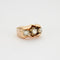 Bague Bague RETRO années 50 or jaune et 3 diamants 58 Facettes 417