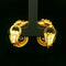 Boucles d'oreilles Zolotas - Boucles d’oreilles bélier en or jaune 22k 58 Facettes