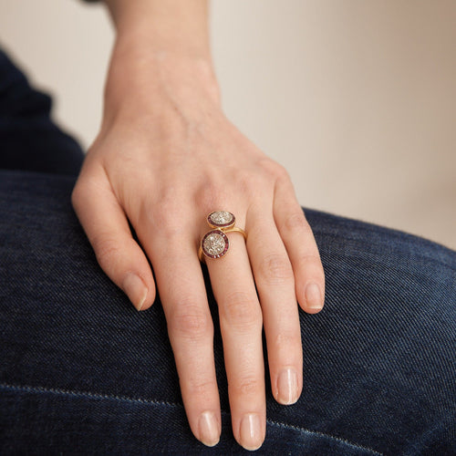Bague Bague Toi Et Moi Art Déco 58 Facettes 472