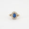Bague Bague ancienne en or, saphir et diamants 58 Facettes