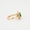 Bague 56 Bague ancienne or émeraude et diamants 58 Facettes