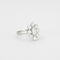 Bague Bague en or blanc, diamant navette et brillants 58 Facettes