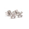 Boucles d'oreilles Boucles d'oreilles croix diamants or blanc 58 Facettes