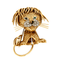 Broche Van Cleef & Arpels  "Lion ébouriffé" Broche en or jaune, diamants, émeraudes et émail. 58 Facettes DV13590-1