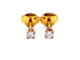 Boucles d'oreilles Boucles d’oreilles puces en or jaune 18 carats et diamants 58 Facettes 1003190CD