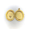 Pendentif Impérial russe - Médaillon en or 14k avec rubis et saphirs 58 Facettes