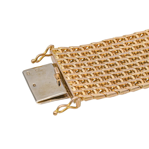 Bracelet Bracelet épingle - Manchette en or jaune 18 carats 58 Facettes 1011037CD