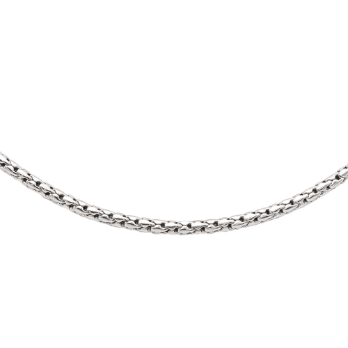 Collier Collier Maille Or blanc 58 Facettes 1011040CD