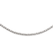 Collier Collier maille souple en or blanc 18 carats 58 Facettes 1011040CD