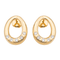 Boucles d'oreilles Boucles d'oreilles en or jaune 18 carats et diamants 58 Facettes 1029210CN