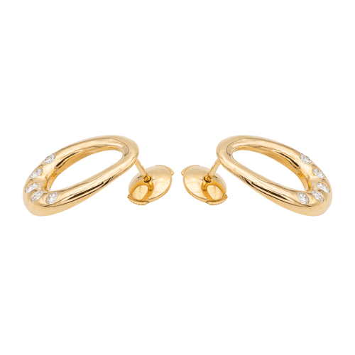 Boucles d'oreilles Boucles d'oreilles Or jaune Diamant 58 Facettes 1029210CN