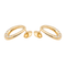 Boucles d'oreilles Boucles d'oreilles en or jaune 18 carats et diamants 58 Facettes 1029210CN