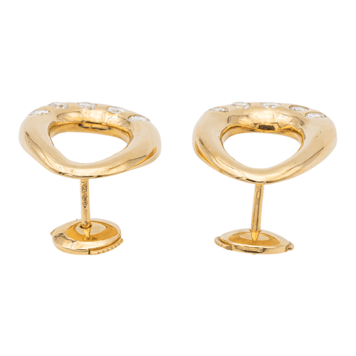 Boucles d'oreilles Boucles d'oreilles Or jaune Diamant 58 Facettes 1029210CN