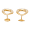 Boucles d'oreilles Boucles d'oreilles en or jaune 18 carats et diamants 58 Facettes 1029210CN