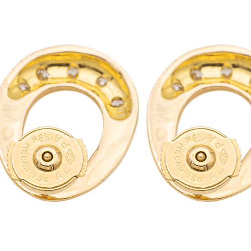 Boucles d'oreilles Boucles d'oreilles Or jaune Diamant 58 Facettes 1029210CN