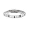 Bague 52 Alliance fede - Bague en or blanc 18 ct et diamants 0,46 ct 58 Facettes 10308