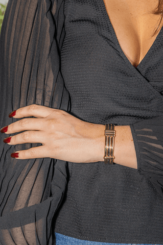 Bracelet O.J. Perrin Bracelet  Or jaune, Or blanc 58 Facettes 1050174CN