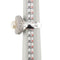 Bague 57 Bague fleur - Bague en or blanc 18 ct avec perle et diamants 58 Facettes 10510