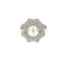 Bague 57 Bague fleur - Bague en or blanc 18 ct avec perle et diamants 58 Facettes 10510