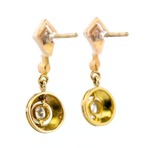 Boucles d'oreilles Boucles d'oreilles Art déco en or 18 ct et platine, diamants 58 Facettes FB5E74F96A2F4FB8AF77EBBC06AED1FC