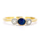 Bague 54.5 Bague Art Déco en or 18 ct, saphir et diamants 58 Facettes 88914CB189C547DF9C8B323349B654F6