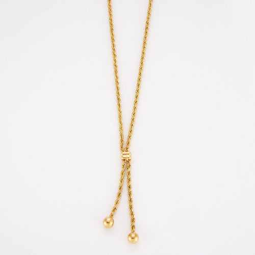 Collier Collier cravate en or jaune 58 Facettes 2942
