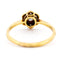 Bague 53 Bague grappe florale en platine et or 18 carats avec diamants 58 Facettes 304FA7795AC647FFA29F901DE1F7A727