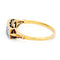 Bague 53 Bague Art déco en or 14k avec saphirs et diamants 58 Facettes D351F4A3CF4043F2B2AAD0EB0A6A2763