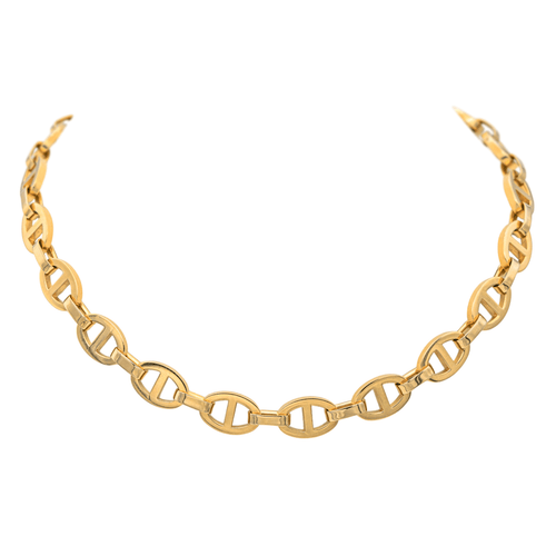 Collier Collier maille marine en or jaune 18 carats 58 Facettes 1100241CD
