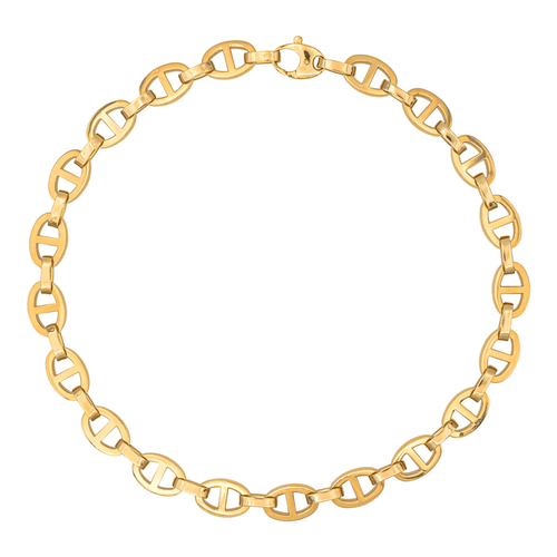 Collier Collier maille marine en or jaune 18 carats 58 Facettes 1100241CD