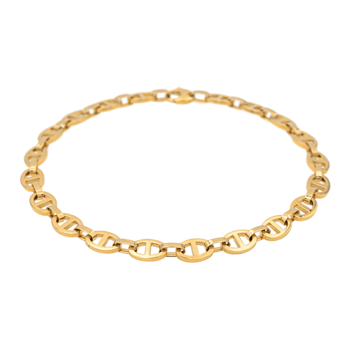 Collier Collier maille marine en or jaune 18 carats 58 Facettes 1100241CD
