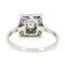 Bague 55 Bague en platine avec diamant et saphirs 58 Facettes 82D30D78F205492C917A7069D8B6C2E8