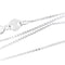 Collier Collier solitaire - Collier en or blanc 18 ct avec diamant 0,45 ct 58 Facettes 11146