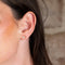 Boucles d'oreilles Boucles d'oreilles Puces Or jaune Diamant 58 Facettes 1117931CN