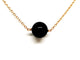 Collier Collier Chaîne + pendentif Or rose Onyx 58 Facettes 1126007CN