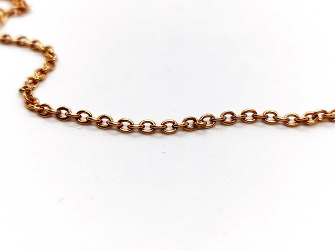 Collier Collier pendentif en or rose 18 carats et onyx 58 Facettes 1126007CN