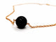Collier Collier Chaîne + pendentif Or rose Onyx 58 Facettes 1126007CN