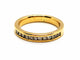 Bague 48 Bague Demi alliance Or jaune Diamant 58 Facettes 1126712CN