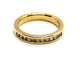 Bague 48 Bague demi-alliance sertie rail en or jaune 18 carats et diamants 58 Facettes 1126712CN