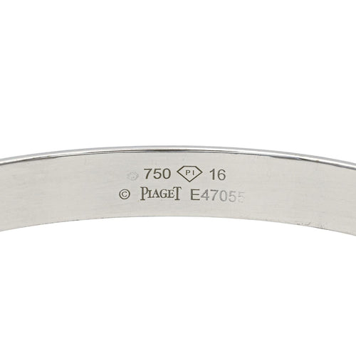Bracelet Piaget Bracelet Jonc Possession Or blanc Diamant 58 Facettes 1132946CN