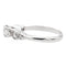 Bague 55 Bague solitaire en or blanc 18 carats et diamants 58 Facettes 1137222CN