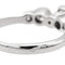 Bague 55 Bague solitaire en or blanc 18 carats et diamants 58 Facettes 1137222CN